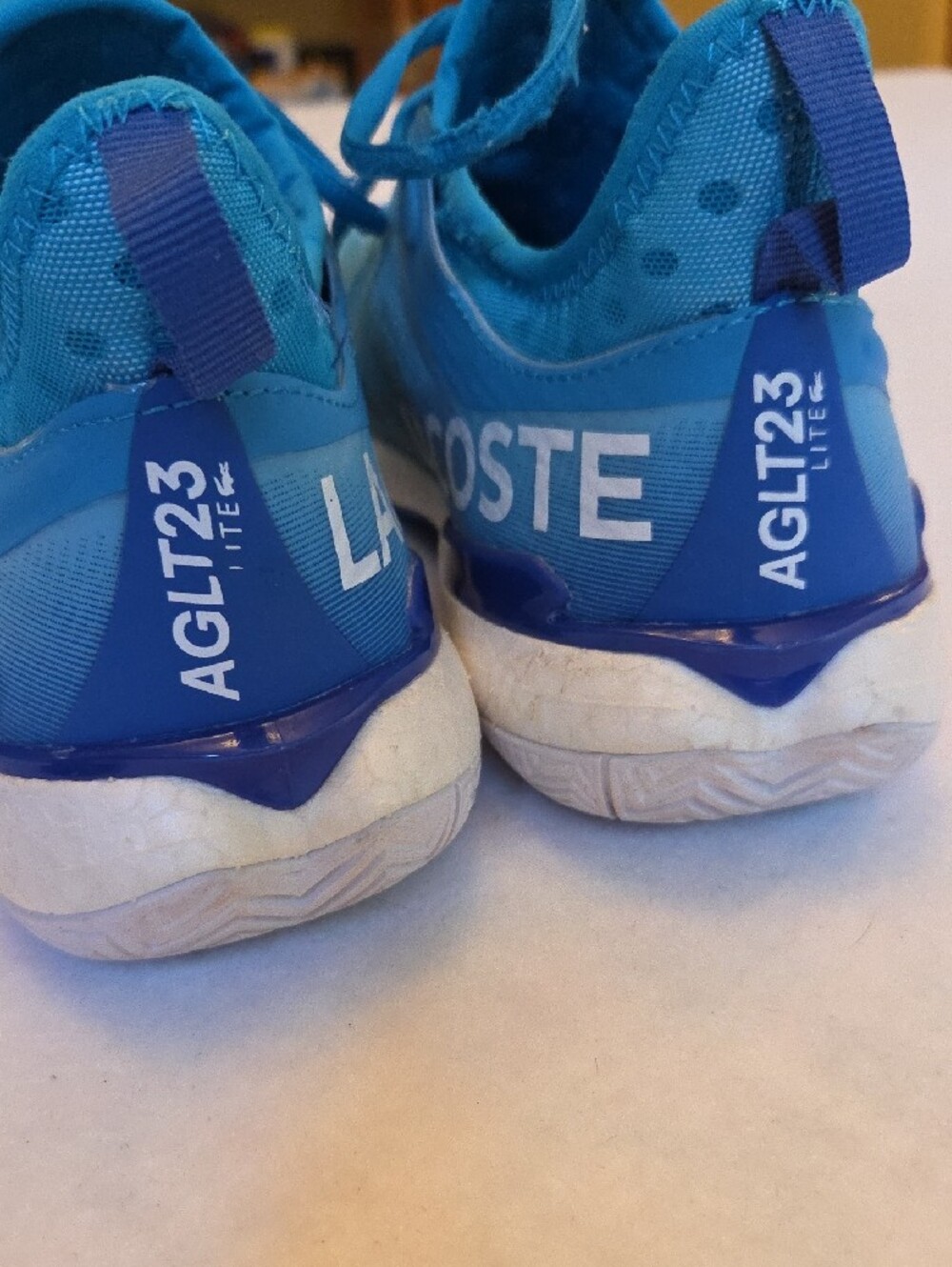 Lacoste ACLT23 - LSR FOAM Blue Athletic Lace-Up Sneakers - Picture 4 of 8